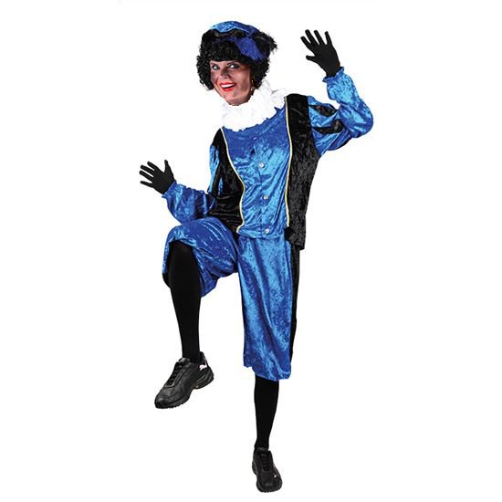 Pietenpak | blauw zwart xl foto