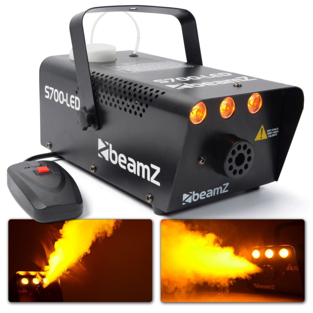 Rook machine met led vlameffect foto