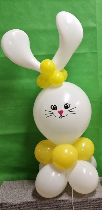 Luxe ballonnen Paashaas foto