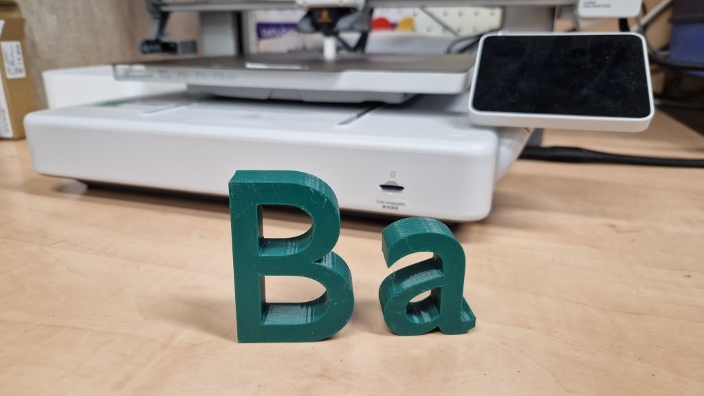 letters in 3D per stuk op aanvraag foto