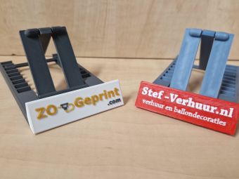 telefoonstandaard met Logo per stuk voor 5,95 bij afname 25 stuks