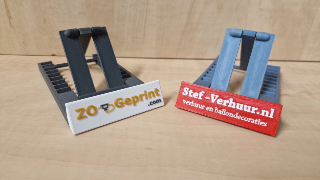 telefoonstandaard met Logo per stuk voor 5,95 bij afname 25 stuks foto